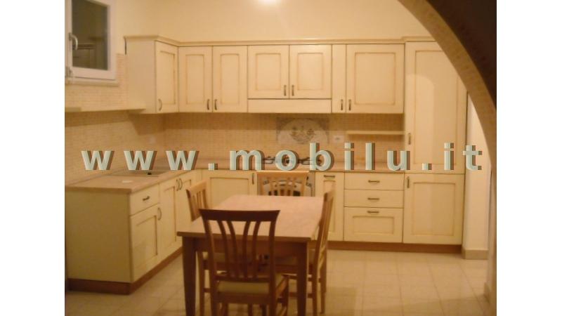 Cucine componibili Lecce e provincia  toulipier mordenzato noce con effetto antichizzato